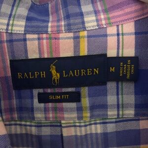 Ralph Lauren Men's Multicolor Plaid Slim Fit Shirt